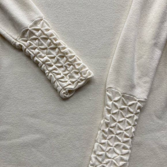 Ivory Sweater dress with cowl neck - Picture 6 of 10